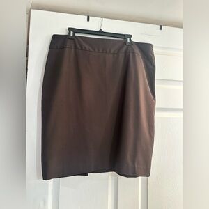 Liz Claiborne Dark Brown Pencil Skirt